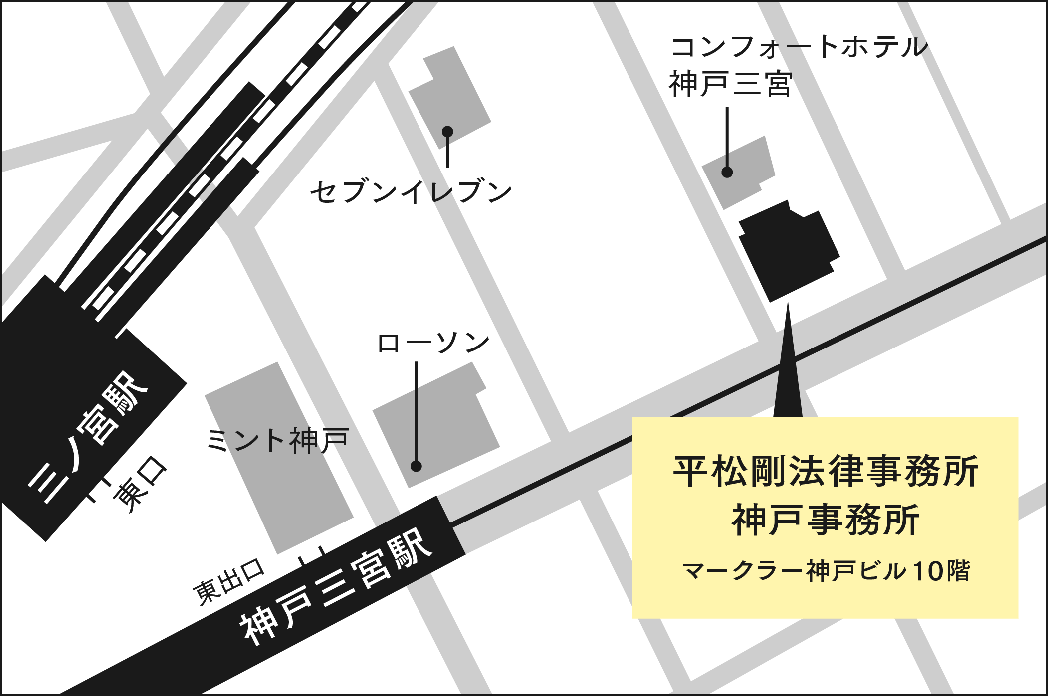 神戸事務所の地図